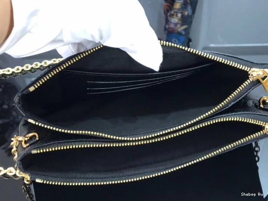 POCHETTE VUITTON LOUIS ZIP DOUBLE 0814